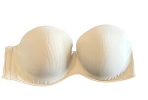 Cacique Lane Bryant Multi-Way Boost Strapless Push Up Bra Nude Beige 42DD